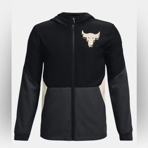 Boys’ Under Armour Project Rock Brahma full zip hoodie sz L